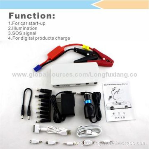 12,000mAh, multi-function car jump starter